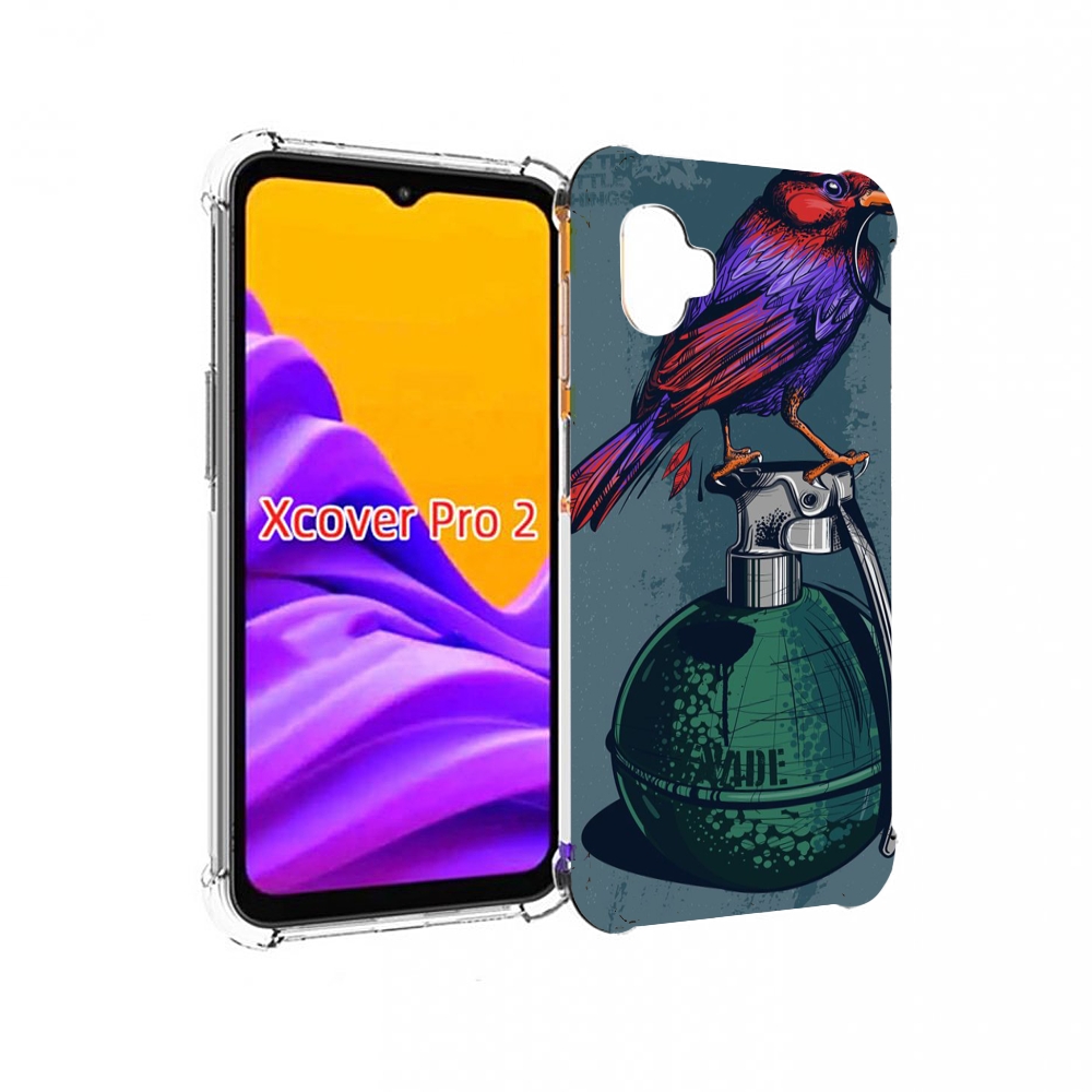 

Чехол MyPads птица с гранатой для Samsung Galaxy Xcover Pro 2, Прозрачный, Tocco