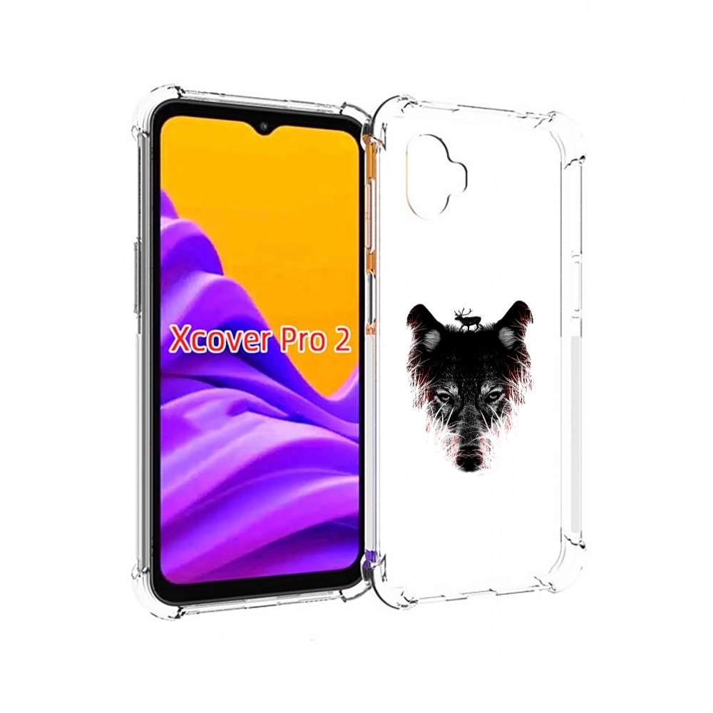 

Чехол MyPads волк в траве для Samsung Galaxy Xcover Pro 2, Прозрачный, Tocco