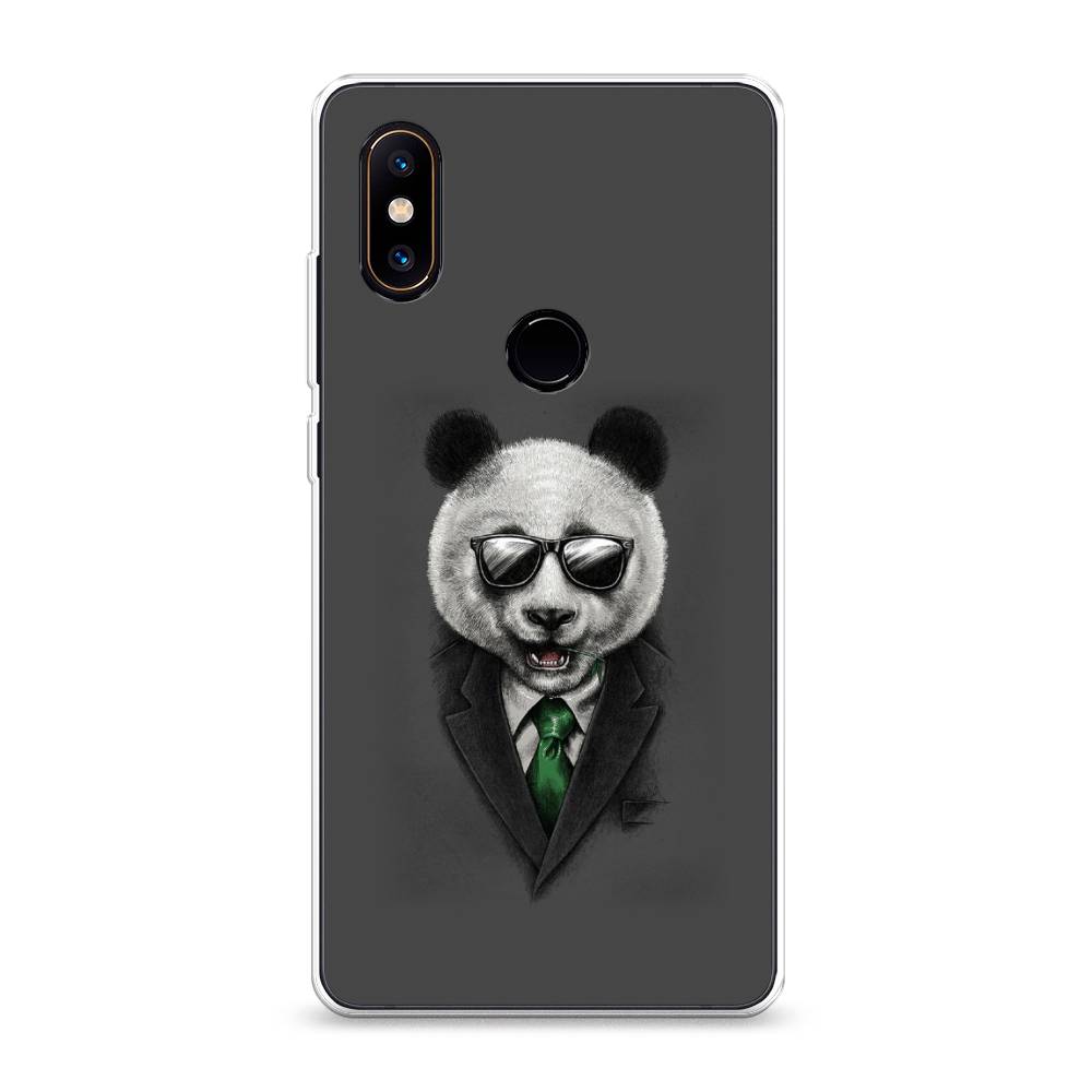 

Чехол Awog на Xiaomi Mi Mix 2S "Деловая панда", Разноцветный, 33450-10