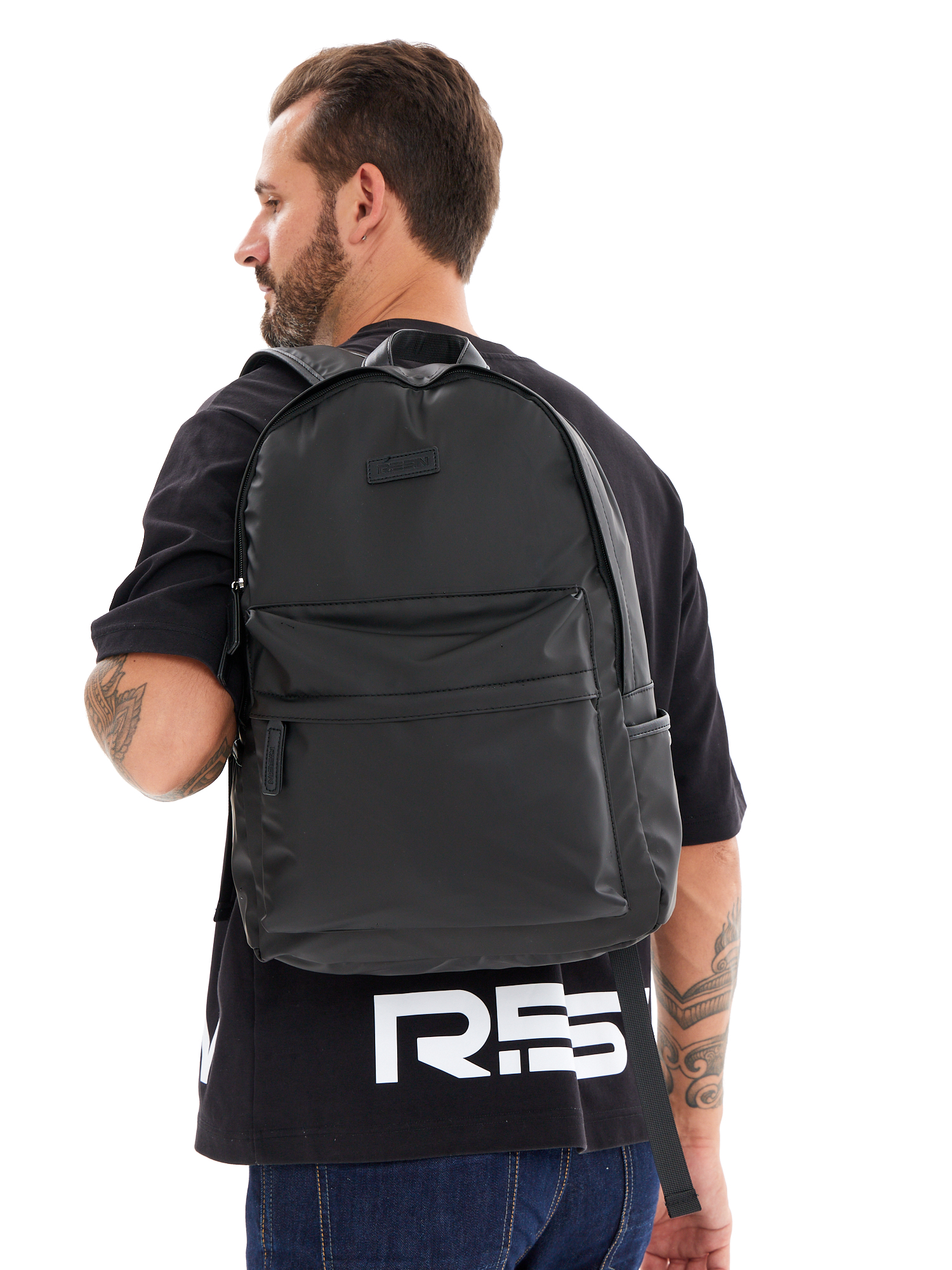Рюкзак унисекс RESIN camuf1 черный, 48х39х6 см