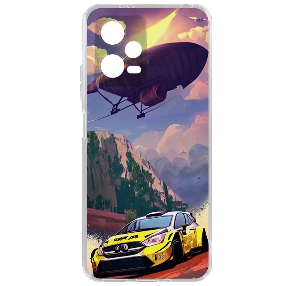 

Чехол-накладка Krutoff Clear Case Гонка для Xiaomi Poco X5, Прозрачный