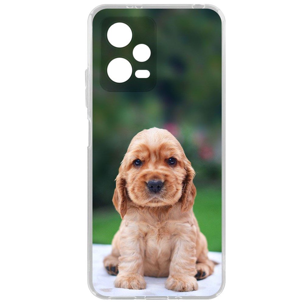 

Чехол-накладка Krutoff Clear Case Щенок кокер-спаниеля для Xiaomi Poco X5, Прозрачный
