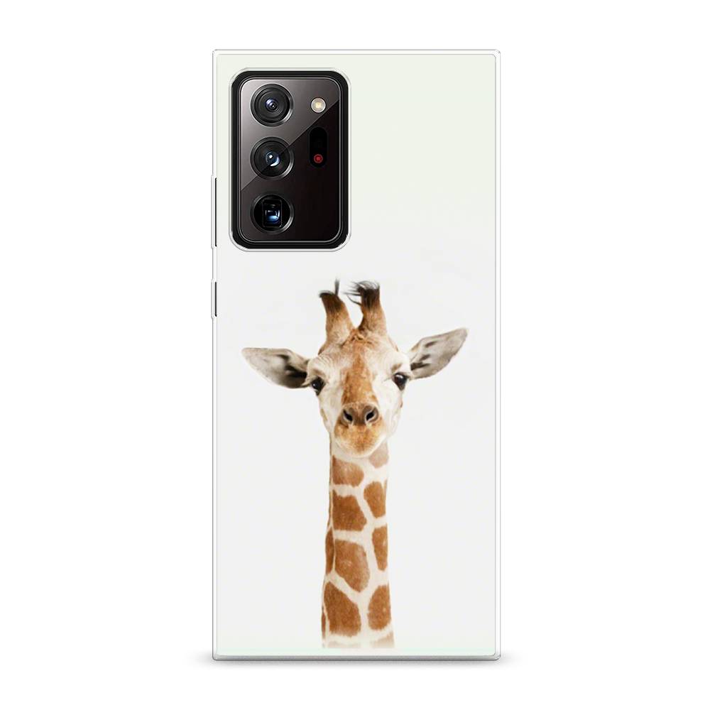 

Чехол на Samsung Galaxy Note 20 Ultra "Любопытный жираф", Бежевый;коричневый, 2101050-1