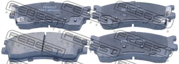 

Тормозные колодки FEBEST 2201sporf