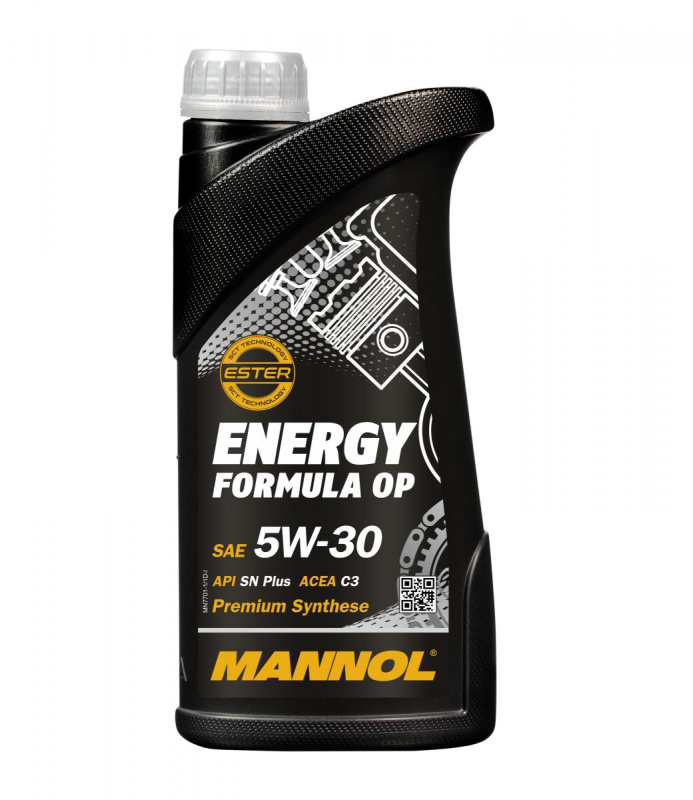 

Моторное масло синтетическое MANNOL ENERGY FORMULA OP 7701 5W-30 1 л.