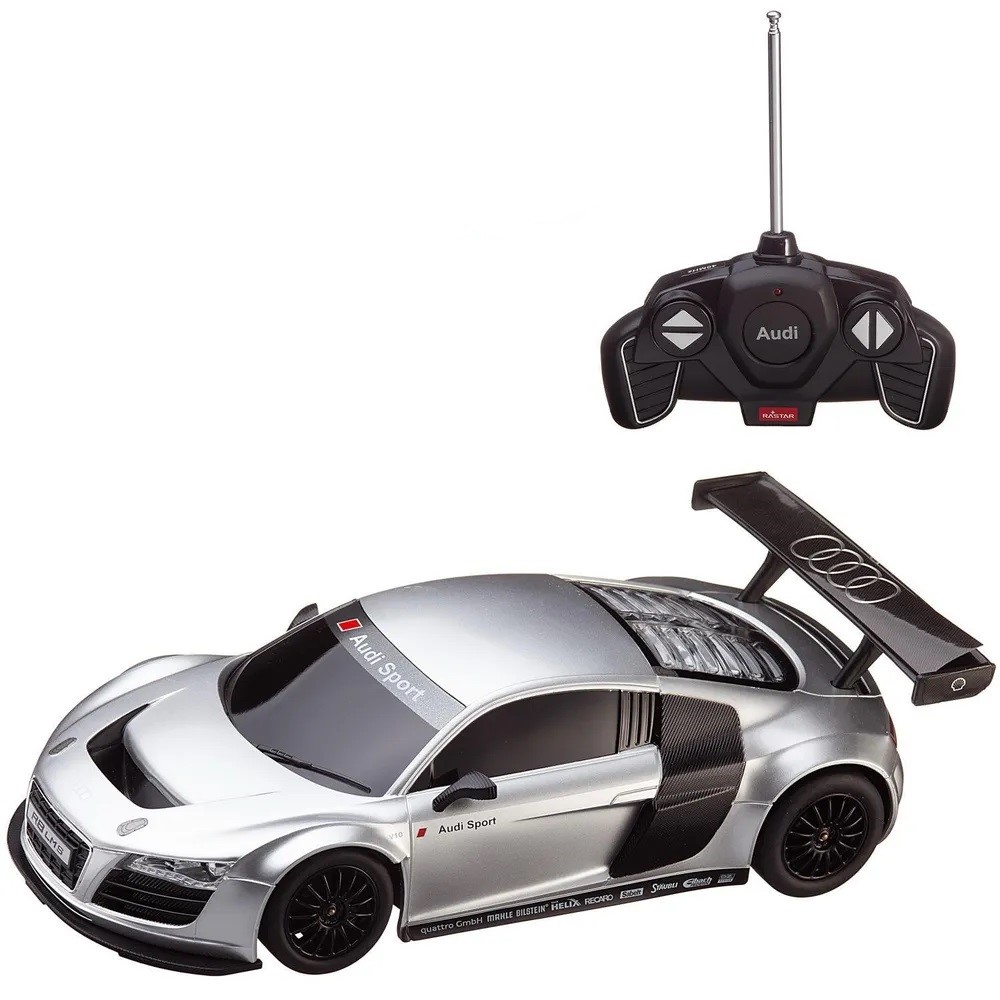 

Машина р у 1:18 Audi R8 Цвет Серебряный 53600S