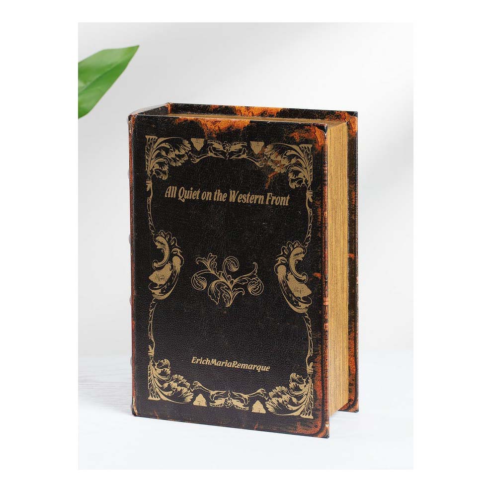 

Шкатулка-книга Glasar 19x8x27 см коричневая, Коричневый