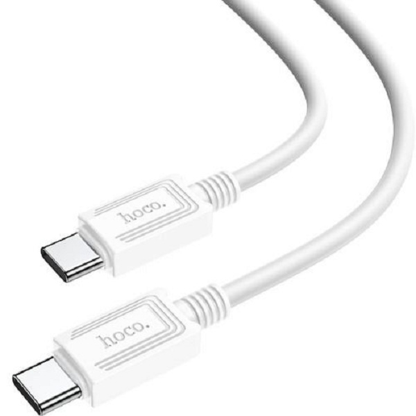 фото Кабель usb type-c - usb type-c hoco 1 м белый