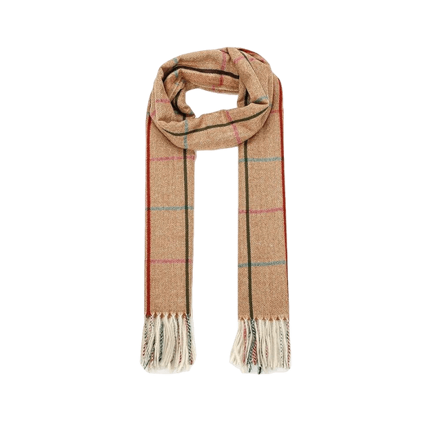 

Шарф женский Rosedena shawlcy2213 светло-коричневый, 60х180 см, shawlcy2213