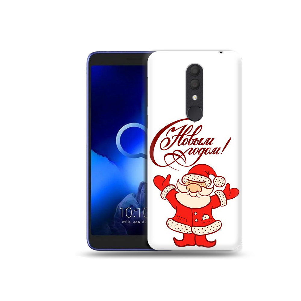 Чехол MyPads Tocco для Alcatel 1X Добрый дед мороз с новым годом 2023 (PT133941.659.69)