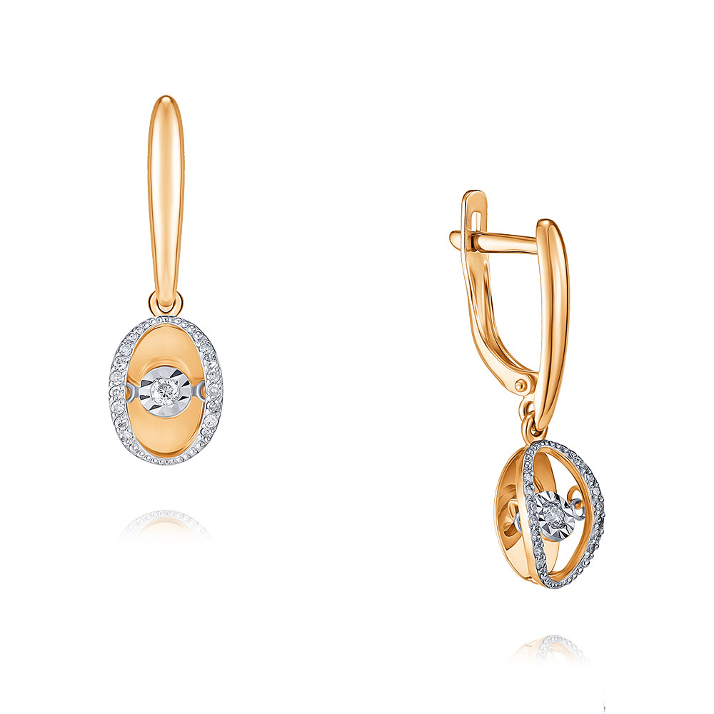

Серьги из красного золота с бриллиантом ADAMAS 24039287/01-А50Д-41, 24039287/01-А50Д-41