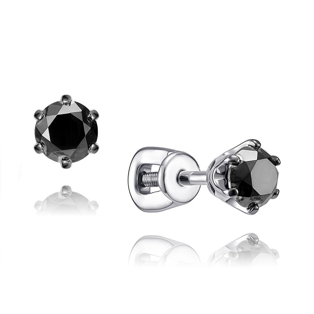 

Серьги из белого золота с бриллиантом ADAMAS 21039275/01-А51ДЧ-421, 21039275/01-А51ДЧ-421