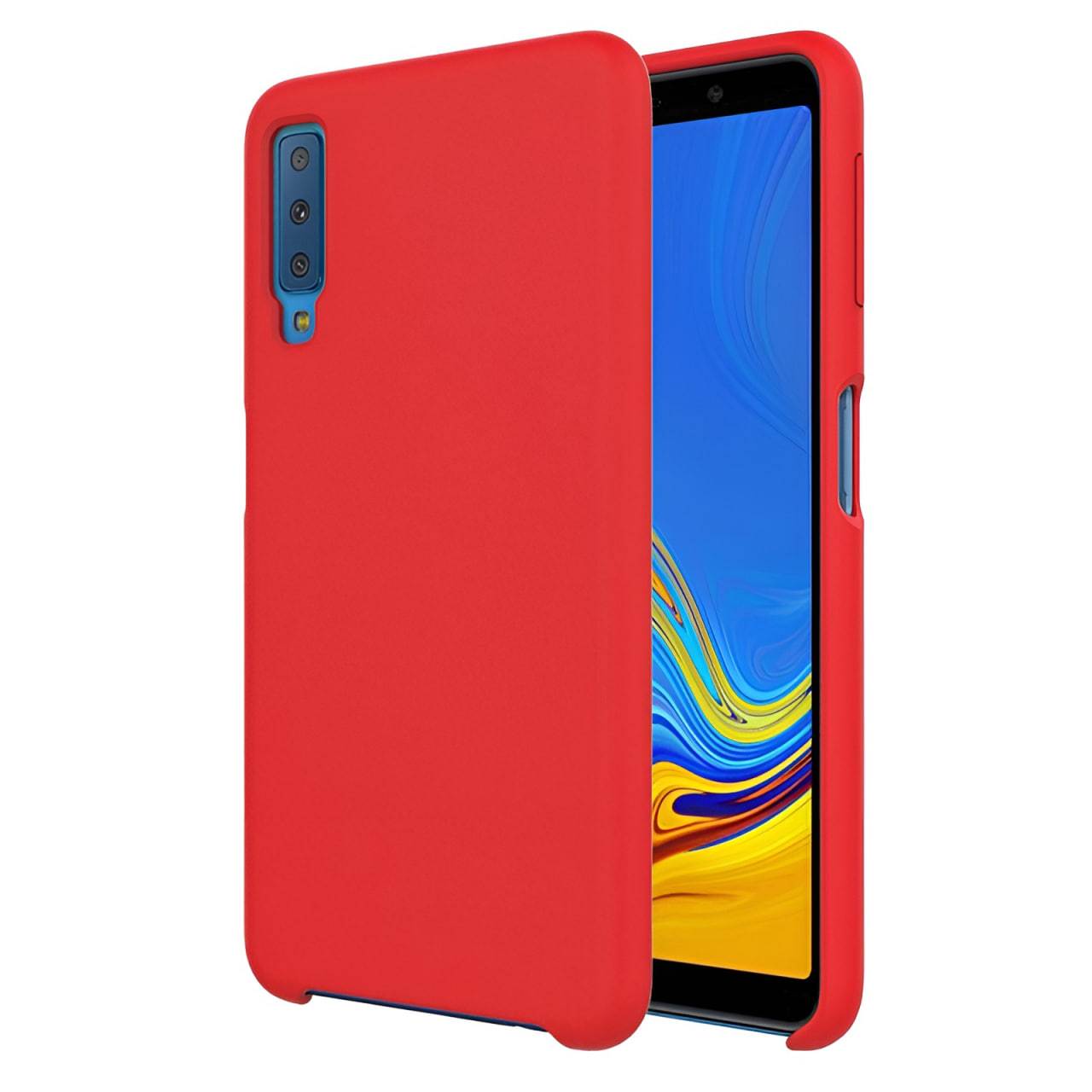 

Накладка силикон для Samsung SM-A750 Galaxy A7 (2018) Красная, Красный, Накладка Samsung A7 SM-A750 (2018)