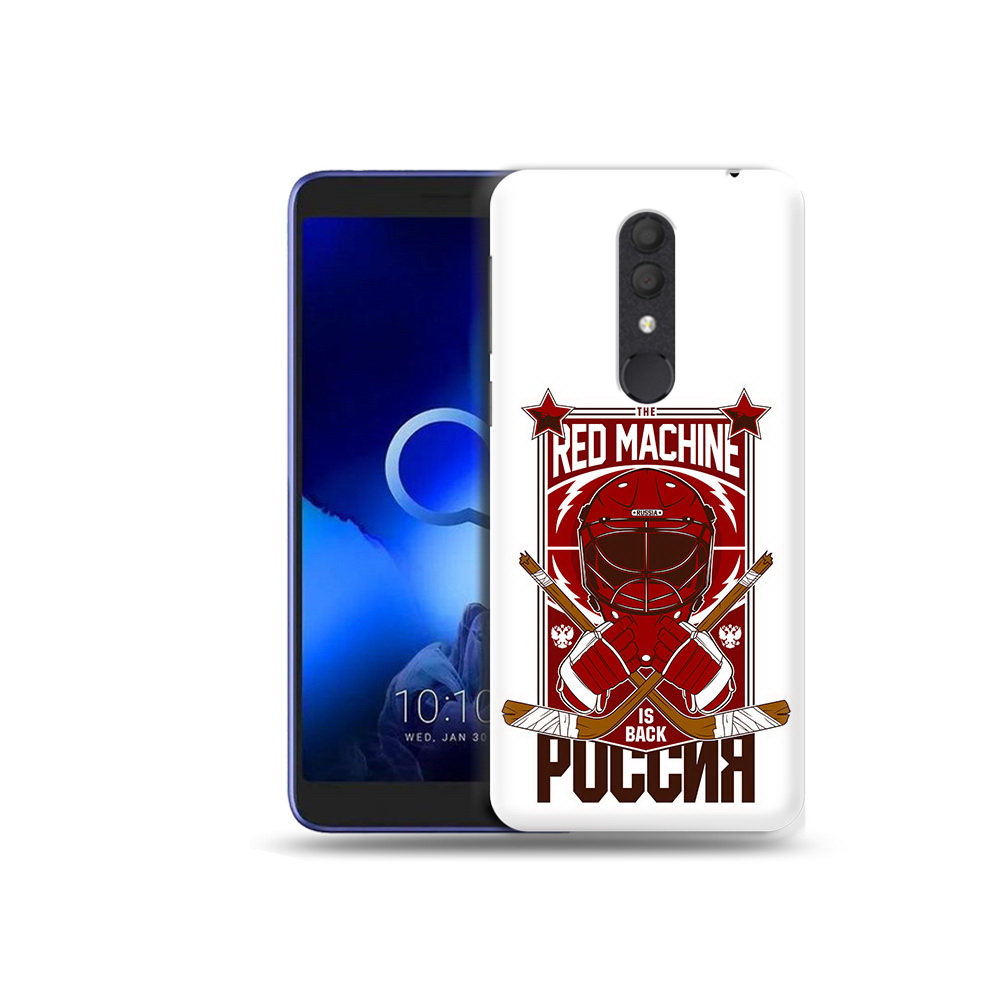 

Чехол MyPads Tocco для Alcatel 1X хоккей россия (PT133941.659.666), Прозрачный, Tocco