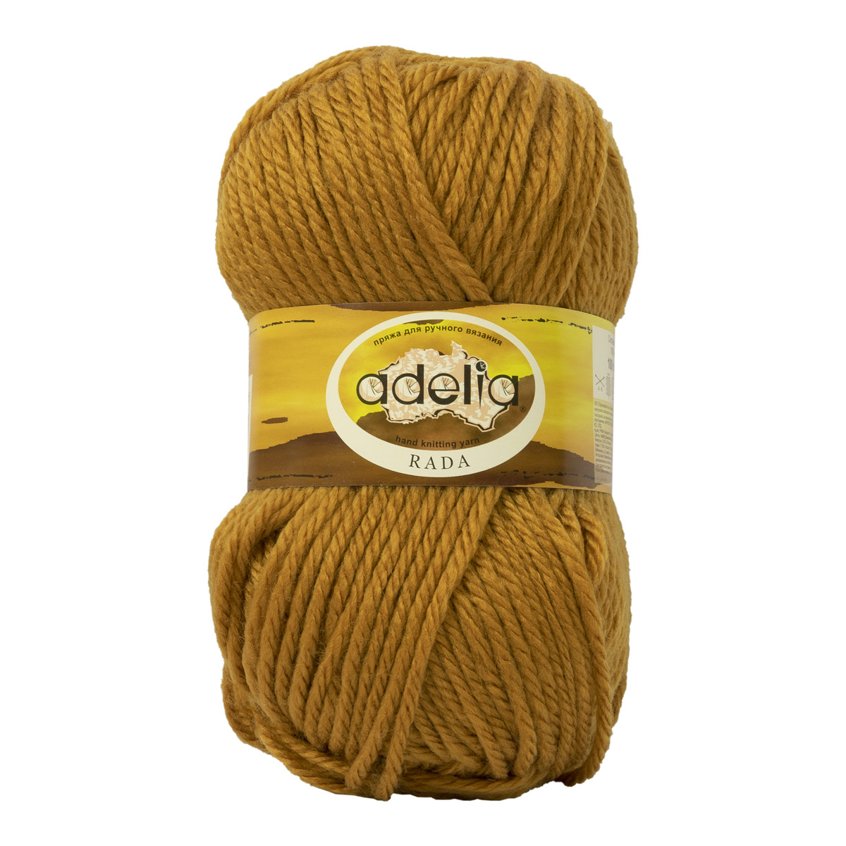 

Пряжа Adelia Rada, 10 шт. по 100 г, набор, 100% акрил, 80 м №005 св.коричневый, RADA