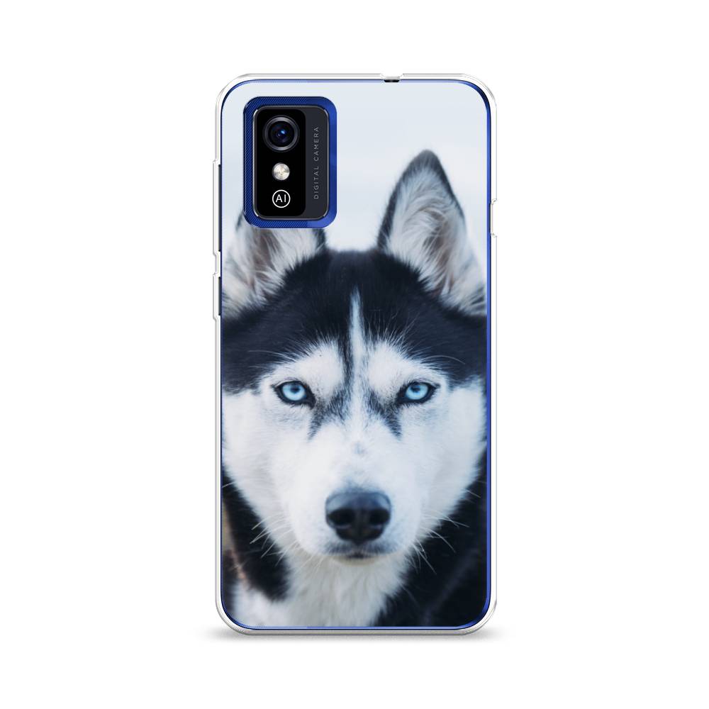 

Чехол для ZTE Blade L9 "Хаски 2", Синий;белый, 135250-1