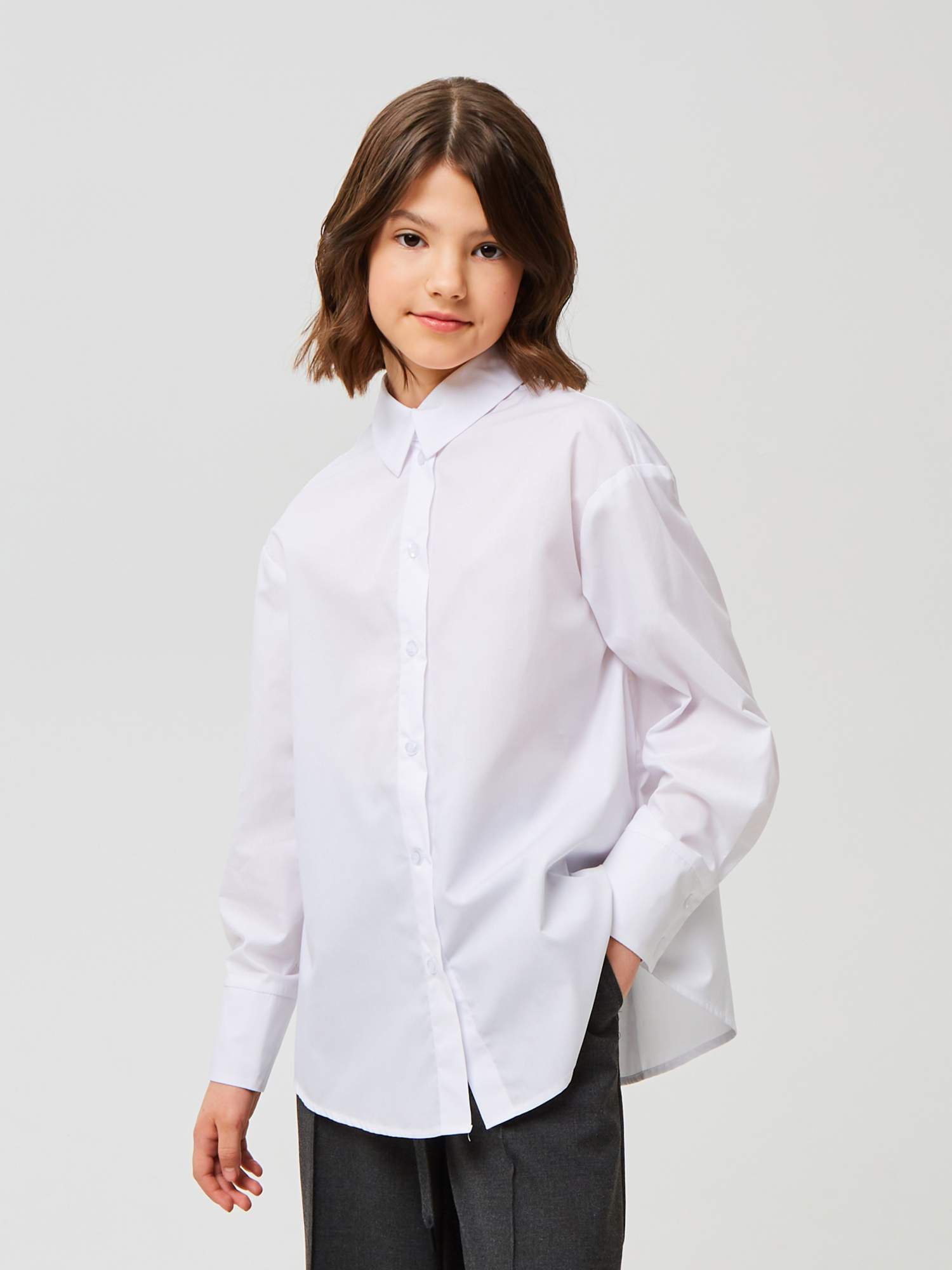 

Блузка детская SMENA B364 trendy, белый, 158, B364