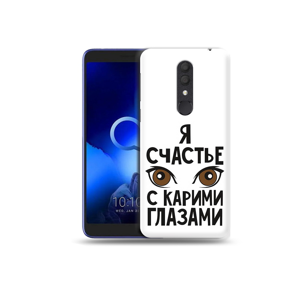 

Чехол MyPads Tocco для Alcatel 1X счастье с карими глазами (PT133941.659.634), Прозрачный, Tocco