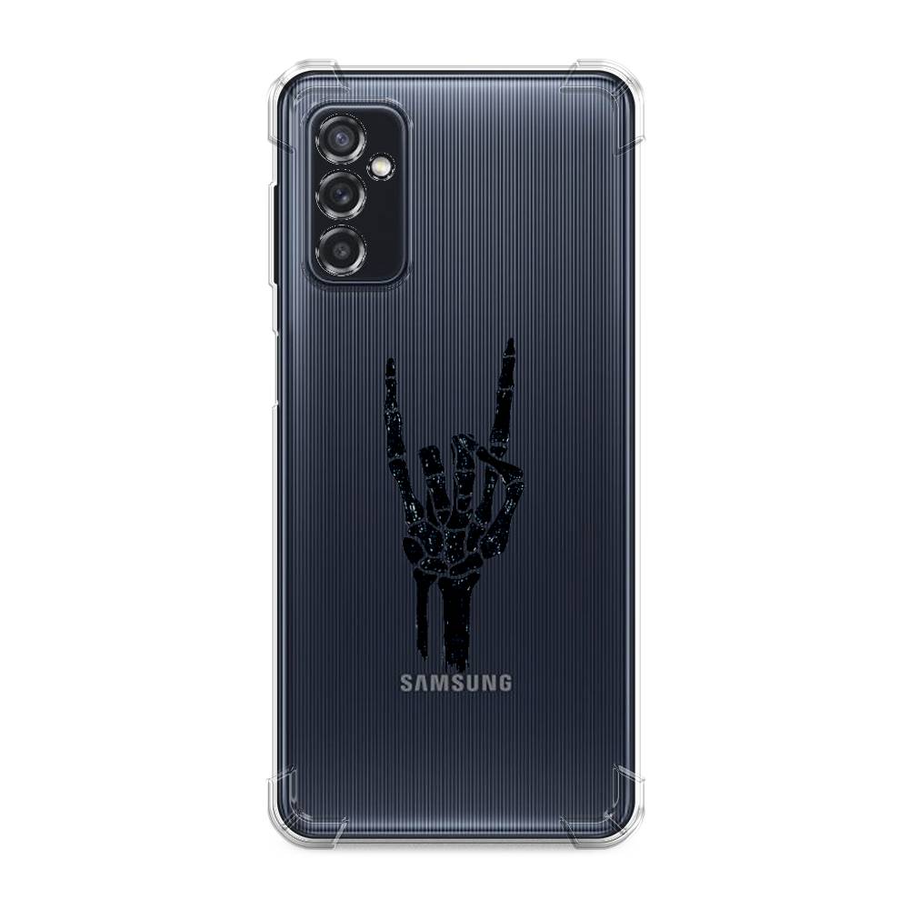 фото Противоударный силиконовый чехол "rock for a skeleton" на samsung galaxy m52 awog