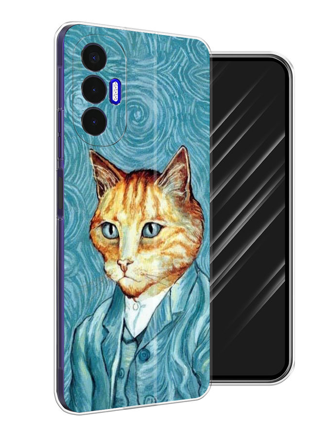 

Чехол Awog на Tecno Pova 3 "Кот Ван Гог", Разноцветный, 301550-2