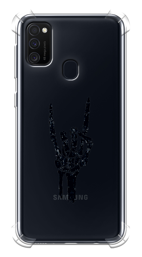 

Чехол Awog на Samsung Galaxy M30s/M21 "Rock for a skeleton", Разноцветный, 29851-1