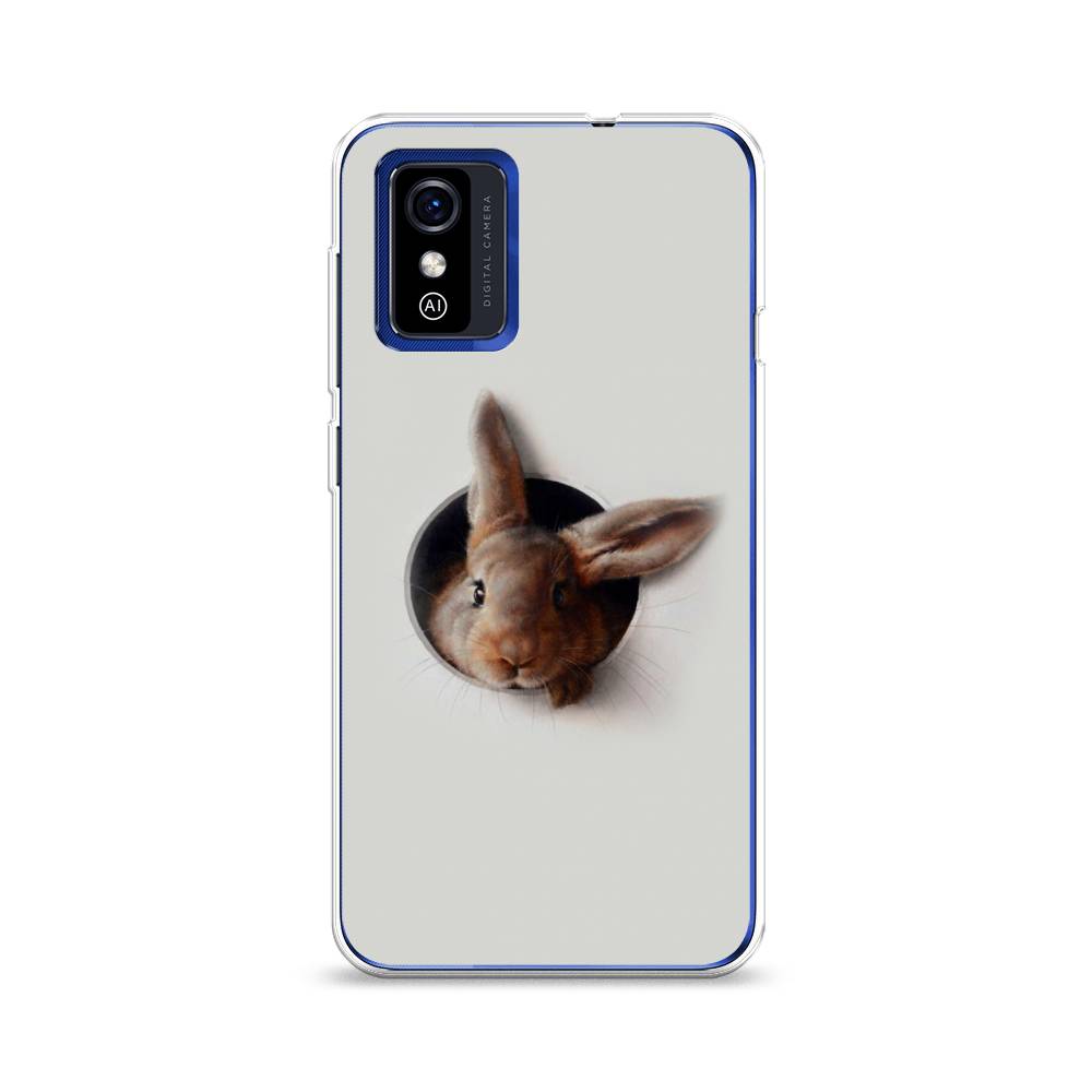 

Чехол для ZTE Blade L9 "Любопытный кролик", Серый;коричневый, 135250-1