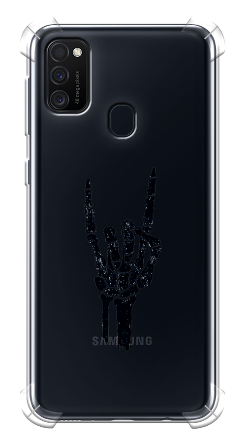 

Чехол Awog на Samsung Galaxy M21/M30s "Rock for a skeleton", Разноцветный, 29751-1