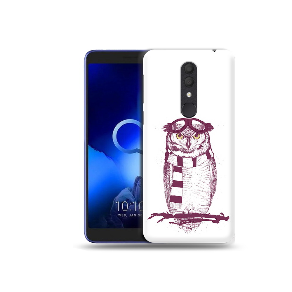 

Чехол MyPads Tocco для Alcatel 1X сова-летчик (PT133941.659.612), Прозрачный, Tocco