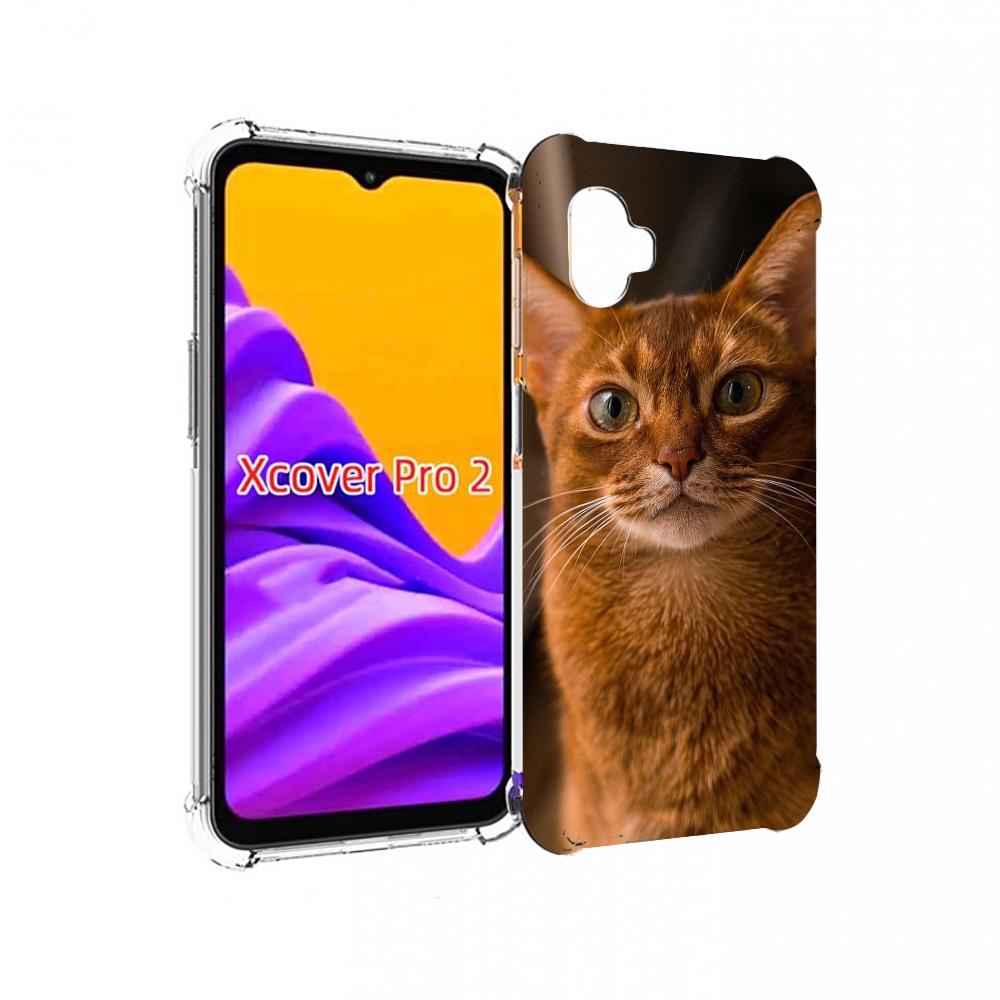 Чехол MyPads порода кошки абисинская для Samsung Galaxy Xcover Pro 2