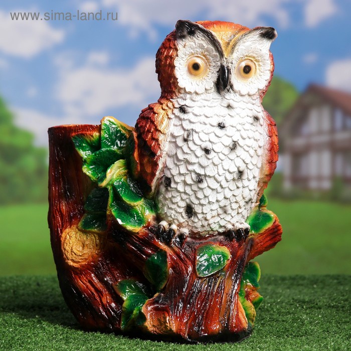 

Цветочное кашпо Хорошие сувениры Сова 4012679 0,45 л белый, Разноцветный, Сова