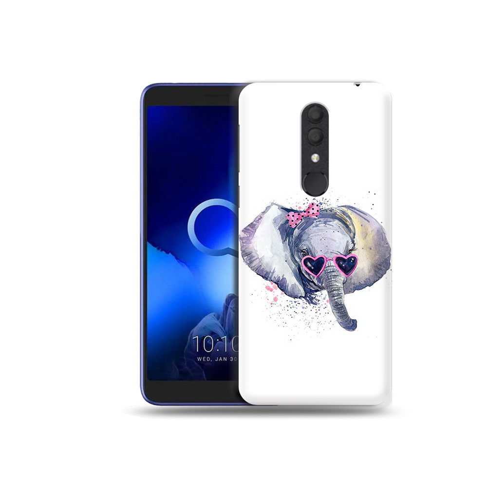 

Чехол MyPads Tocco для Alcatel 1X слоник в очках (PT133941.659.608), Прозрачный, Tocco
