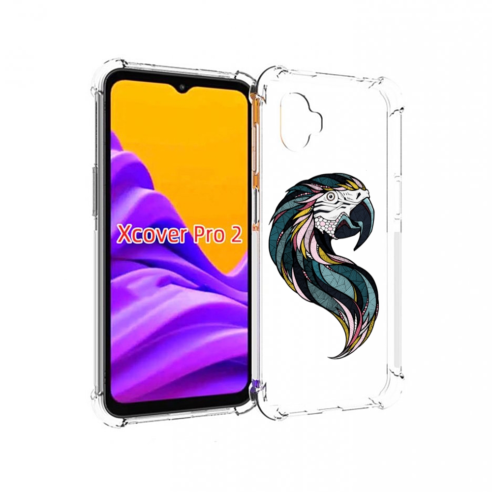 

Чехол MyPads полупопугай для Samsung Galaxy Xcover Pro 2, Прозрачный, Tocco