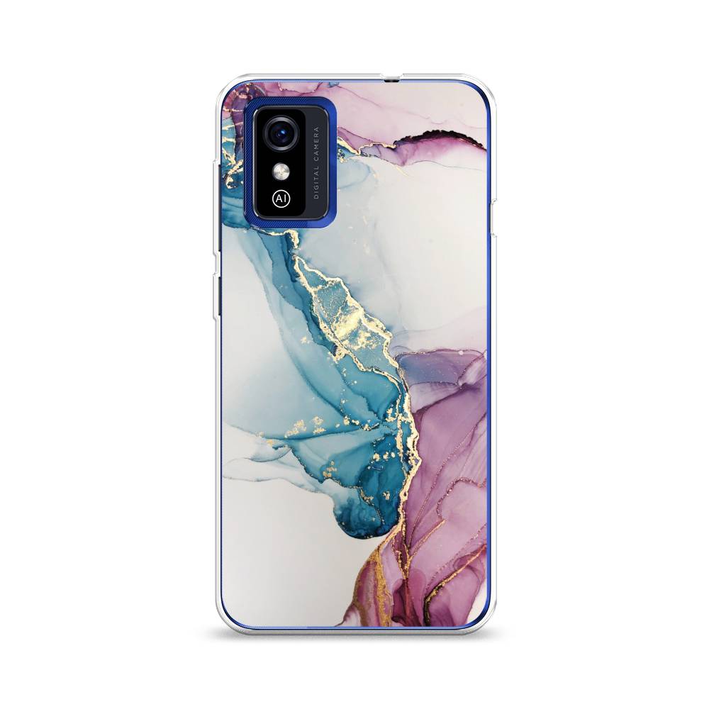 

Чехол для ZTE Blade L9 "Розовые разводы рисунок", 135250-3