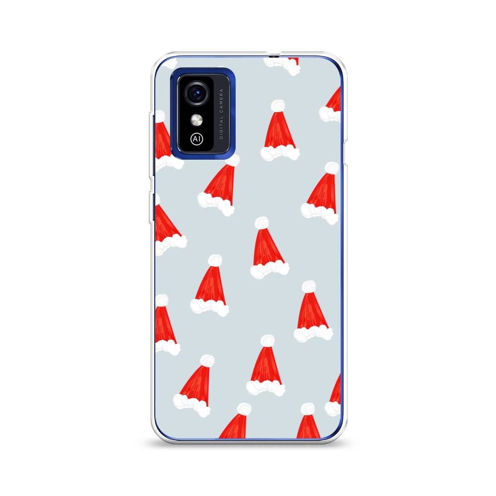 

Чехол на ZTE Blade L9 "Новогодние шапочки", Белый;красный;серый, 135250-5