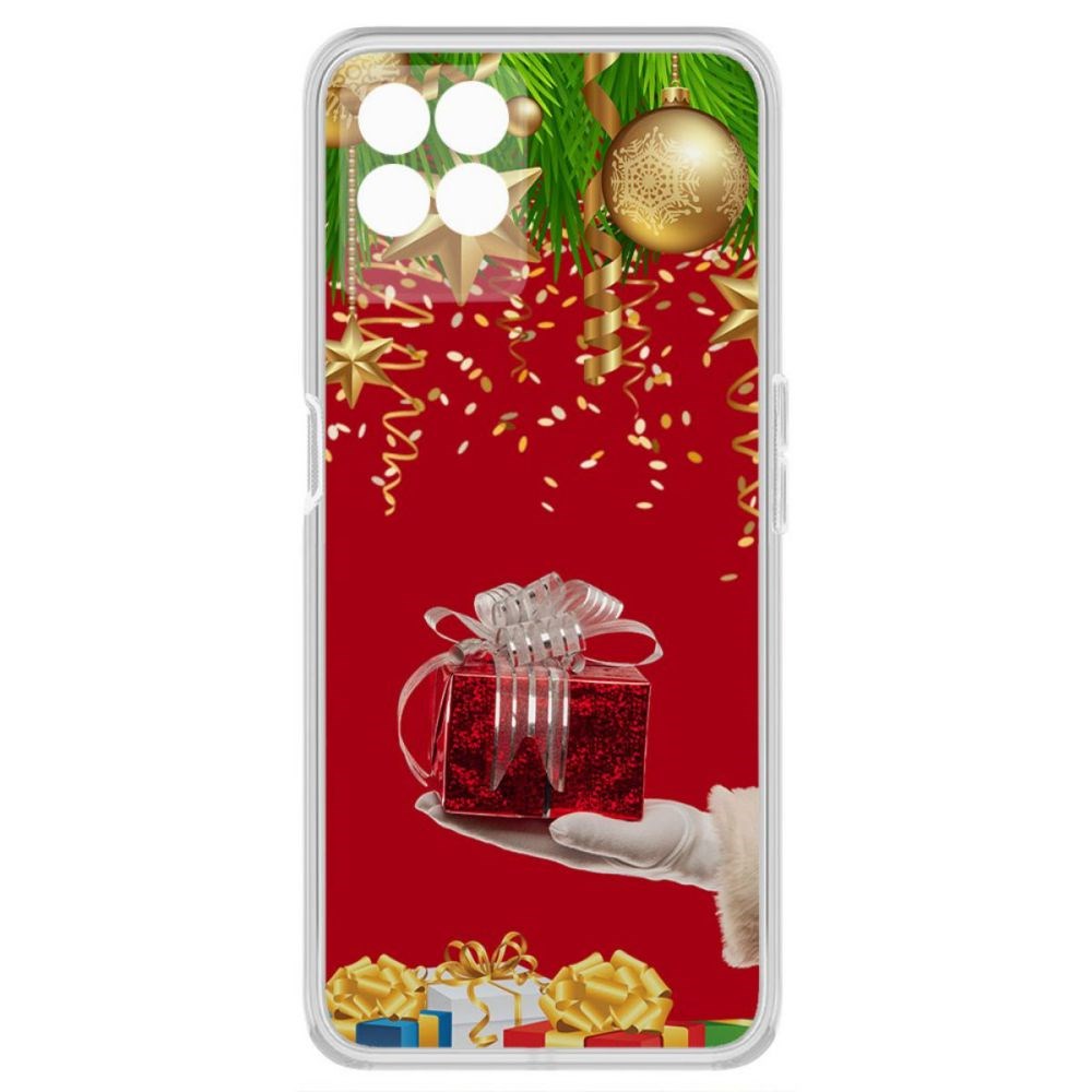 

Чехол-накладка Krutoff Clear Case Подарки для Realme 8i