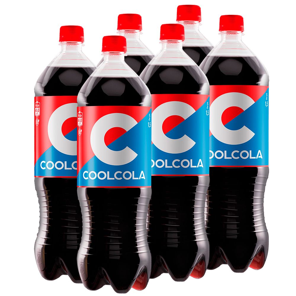 Газированный напиток CoolCola, 1,5 л х 6 шт