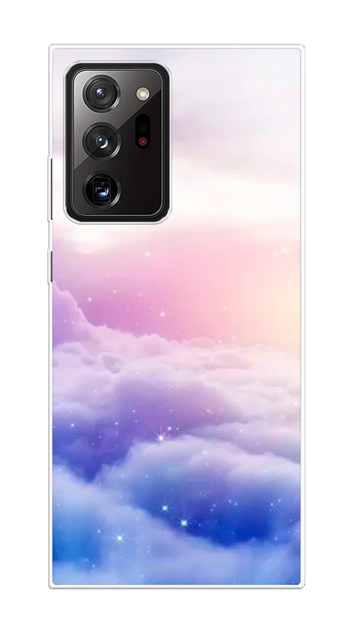 

Чехол на Samsung Galaxy Note 20 Ultra "Небеса", Голубой;белый;розовый, 2101050-1