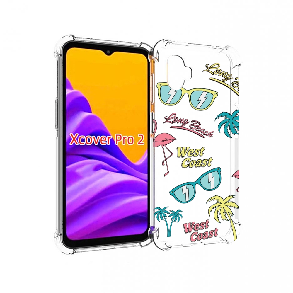 

Чехол MyPads пляжные-декорации для Samsung Galaxy Xcover Pro 2, Прозрачный, Tocco