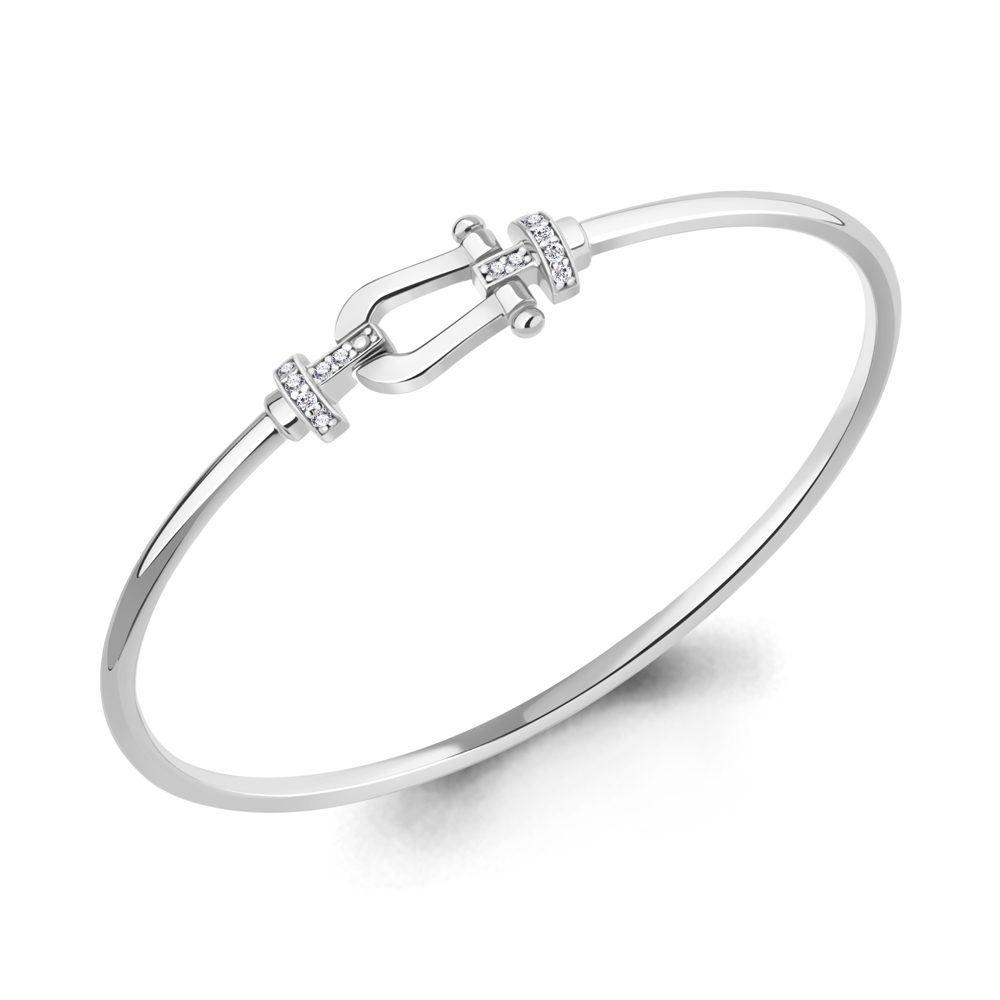 

Браслет из серебра с фианитом р. 17 Aquamarine 74664А_925_р, 74664А_925_р