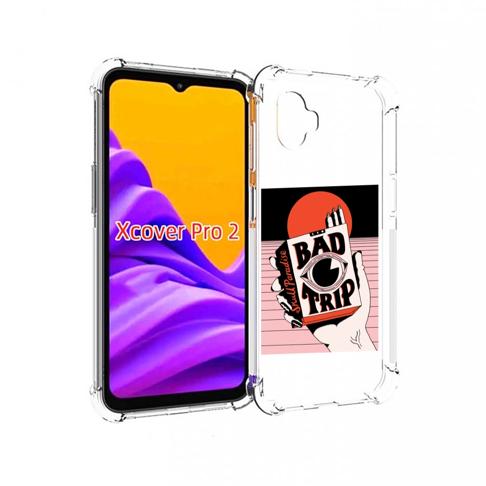 

Чехол MyPads плохая пачка для Samsung Galaxy Xcover Pro 2, Прозрачный, Tocco