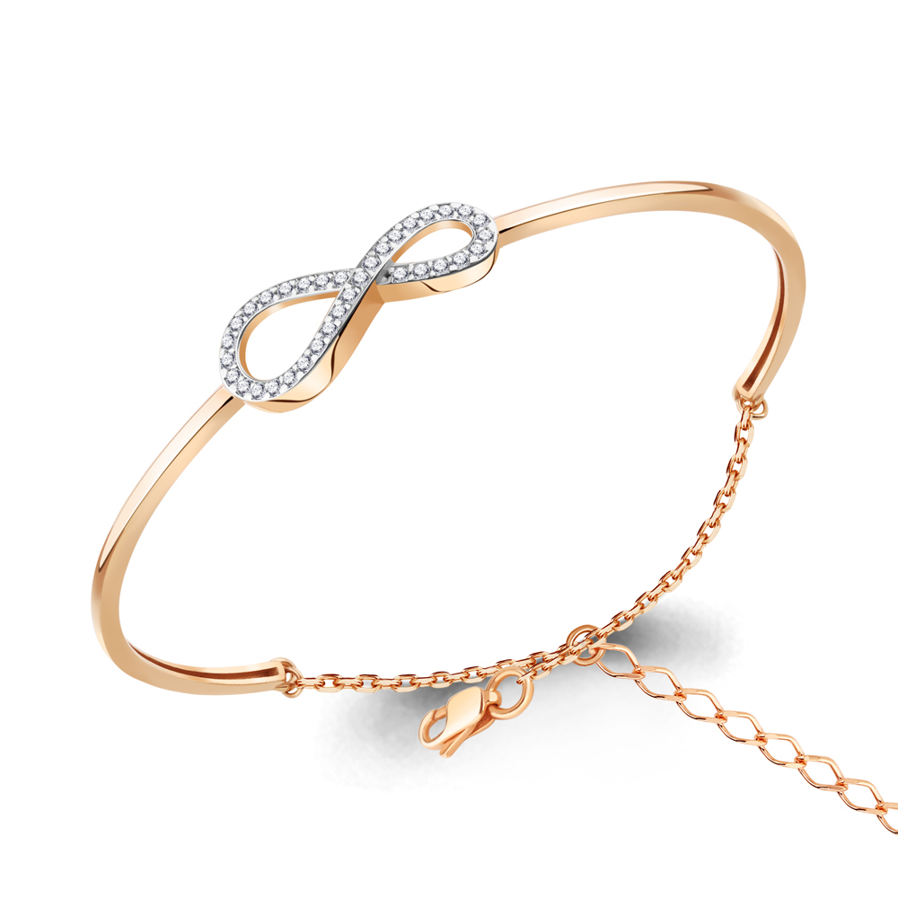 

Браслет из серебра с фианитом Aquamarine Aquamarine 74662А_925_з р. 18, 74662А_925_з