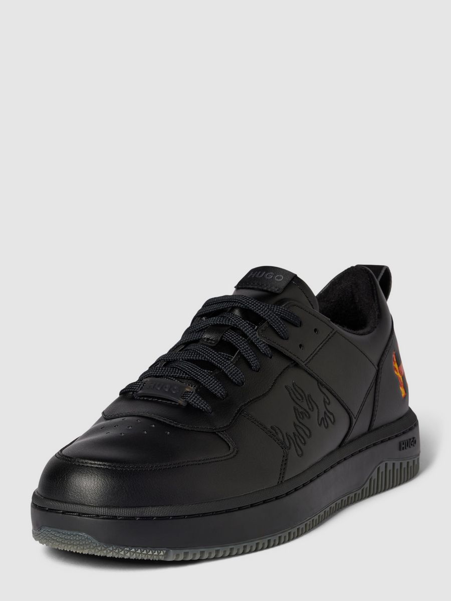

Кеды мужские HUGO BOSS 50513280/00 черные 43 EU, Черный, 50513280/00