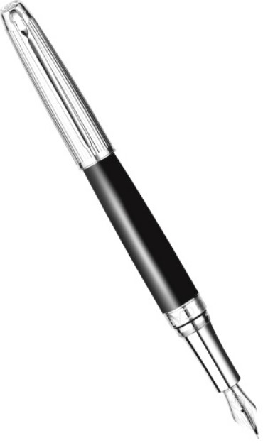 

Перьевая ручка Caran d’Ache Leman Перьевая ручка BIColor Black Lacquer SP F