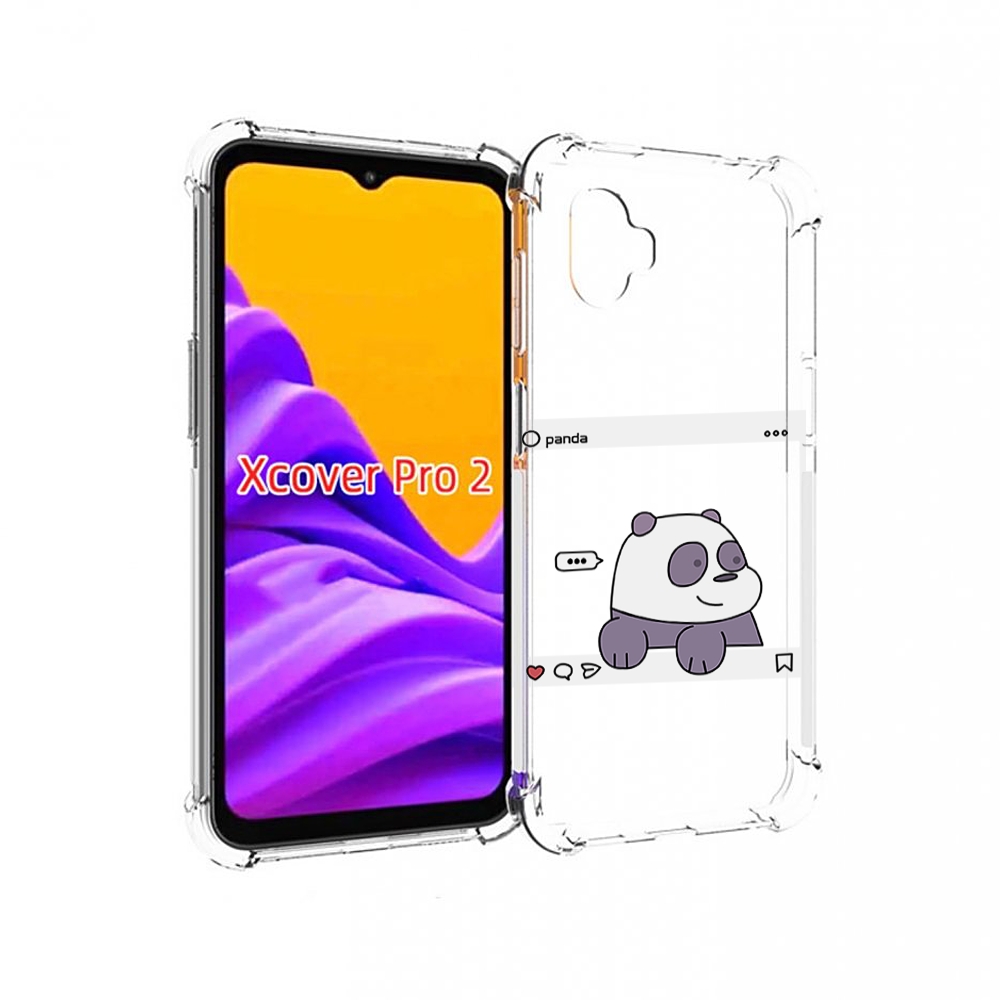 

Чехол MyPads пандочка-фотка для Samsung Galaxy Xcover Pro 2, Прозрачный, Tocco