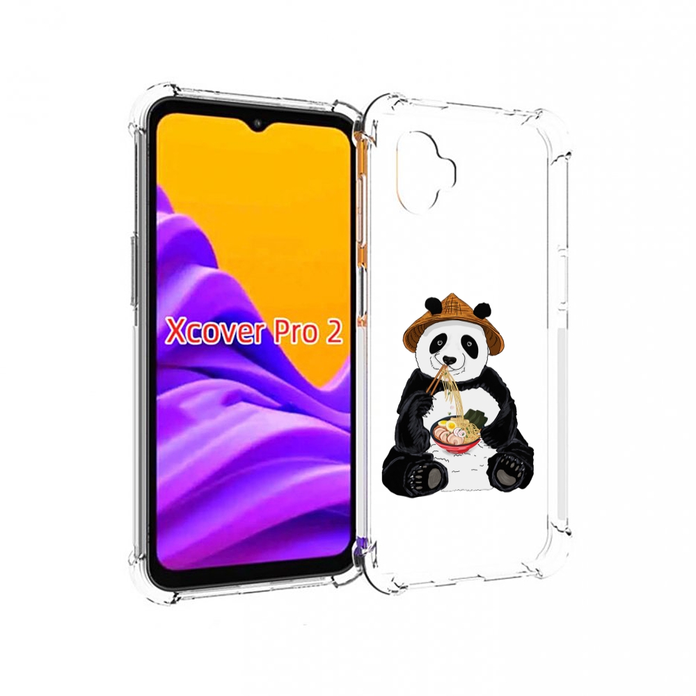 

Чехол MyPads панда-любит-лапшу для Samsung Galaxy Xcover Pro 2, Прозрачный, Tocco