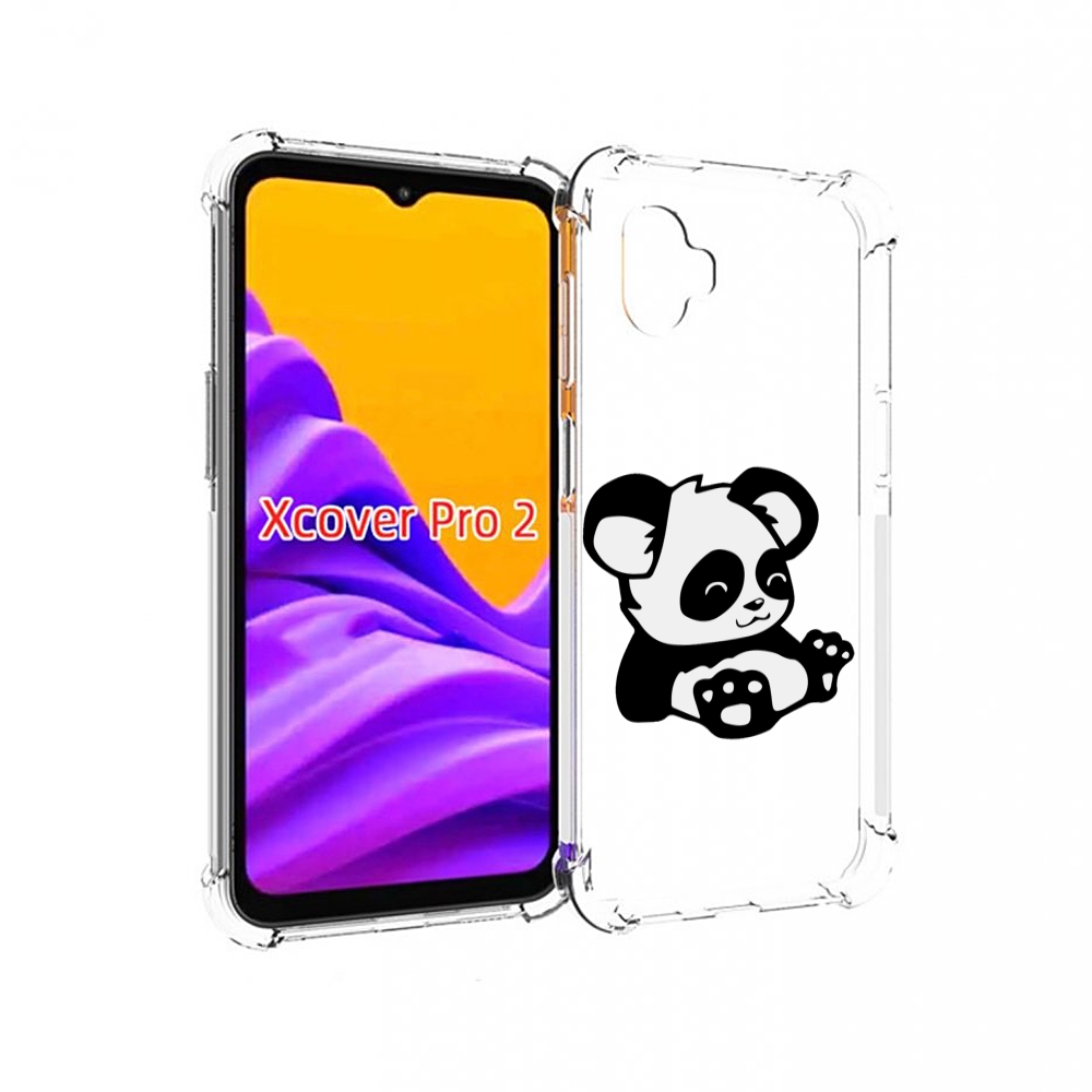

Чехол MyPads панда-детеныш детский для Samsung Galaxy Xcover Pro 2, Прозрачный, Tocco