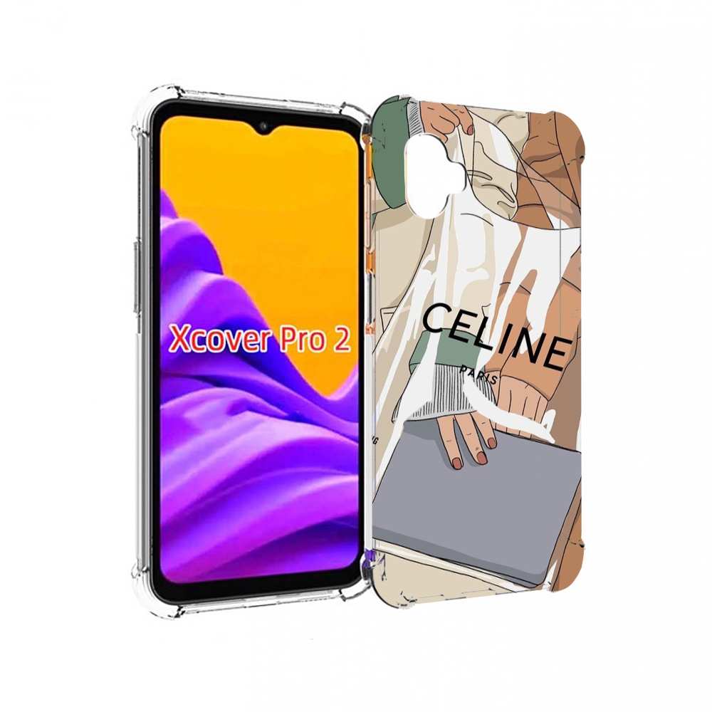 

Чехол MyPads пакет-келин-париж женский для Samsung Galaxy Xcover Pro 2, Прозрачный, Tocco