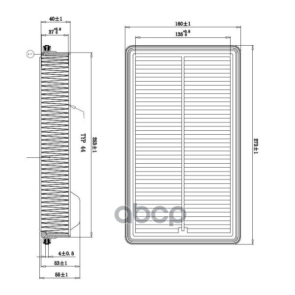 фото Фильтр воздушный doubleforce double force арт. dfa1004