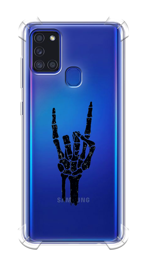 

Чехол Awog на Samsung Galaxy A21s / Самсунг A21s "Rock for a skeleton", Разноцветный, 2100251-1