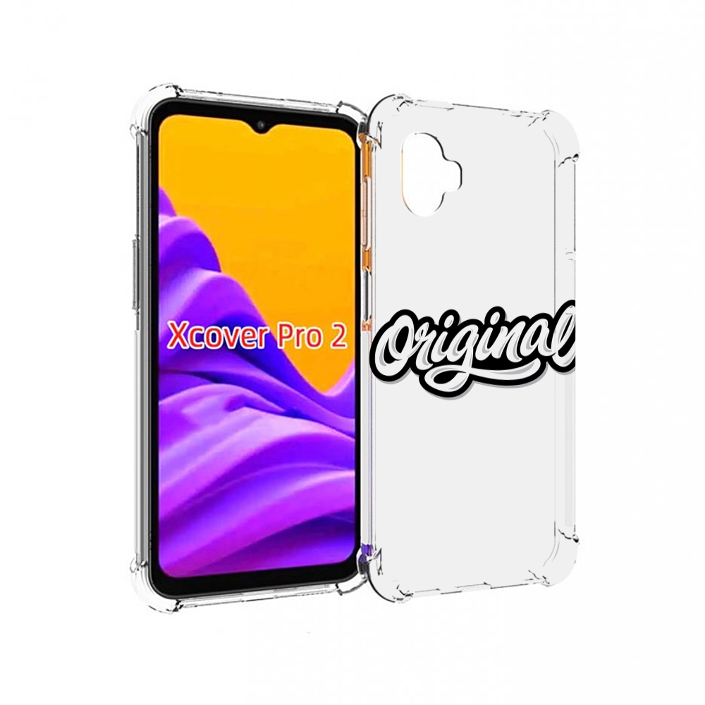 

Чехол MyPads оригинал-надпись для Samsung Galaxy Xcover Pro 2, Прозрачный, Tocco
